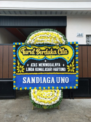 Papan Bunga Duka di Kambu
